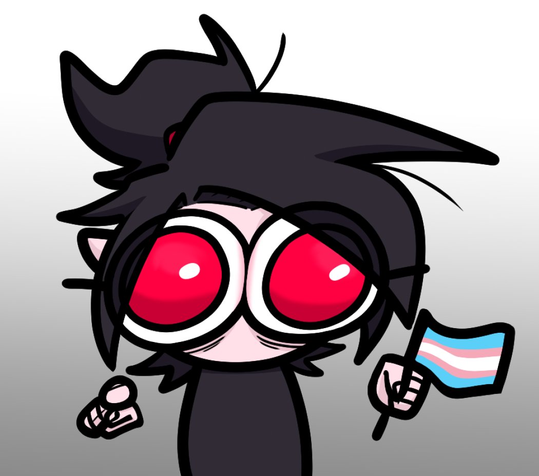 LouTwoShoes's tweet photo. I'm late, sick, and still on hiatus... But I see you! 🏳️‍⚧️ https://t.co/DSDvgKNq5w