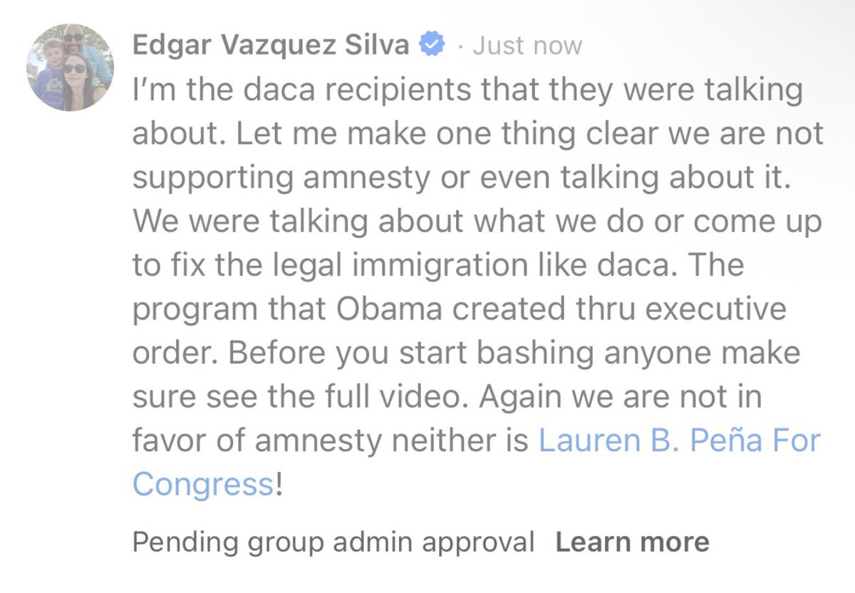 Lauren B. Peña for Congress tweet media