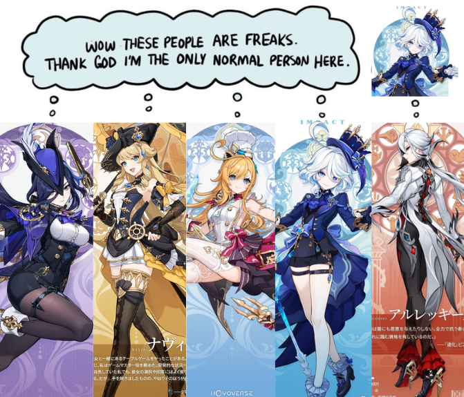 Furina Cat says Meow ❌💧 tweet media