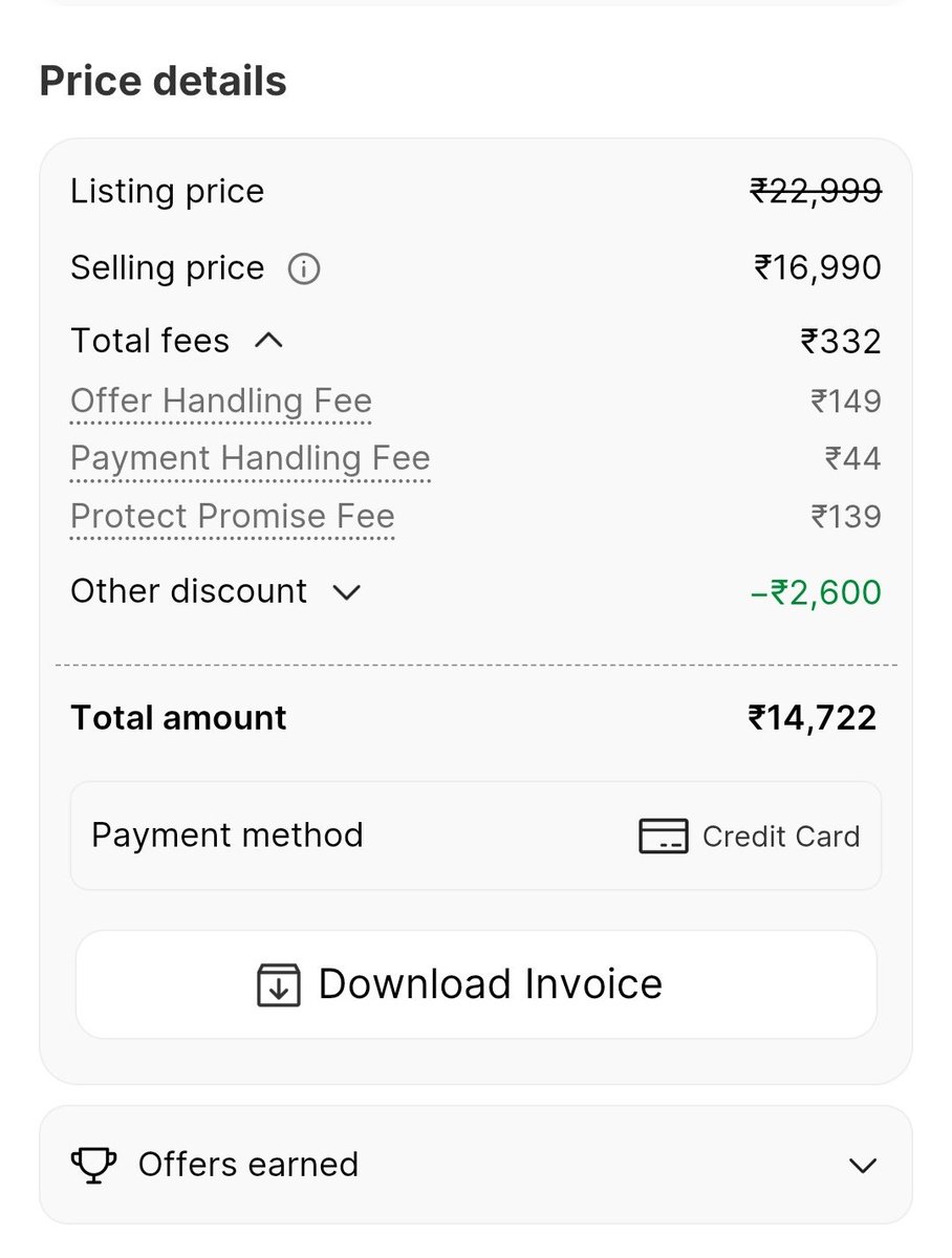 YBJP_4India's tweet photo. @flipkartsupport Can u pls explain 
What is
(1)Offer handling fee
(2)Payment handling fee
(3)Protect promise fee

Why &amp; for what reason it has been taken?

जब भी कुछ लो इस तरह के बेफालतू के charges हमेशा ग्राहकों से लिए जाते हैं

ये सब लूट नहीं तो और क्या है
जो जबरदस्ती ग्राहकों से लिया जा रहा है https://t.co/IQrlPF80yj