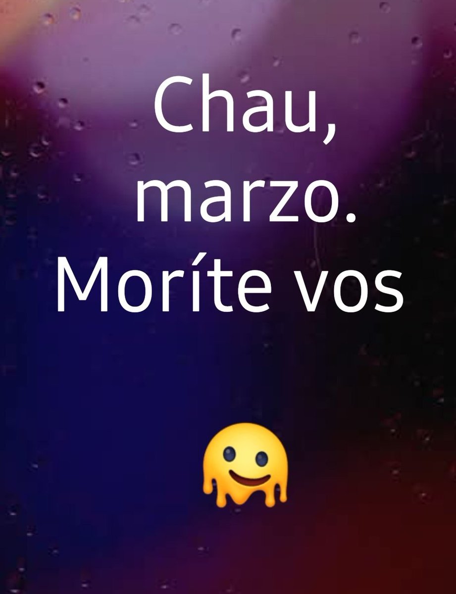 Estuvo horrible marzo.