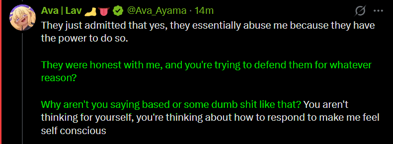 Ava | Lav 🦶👅 tweet media