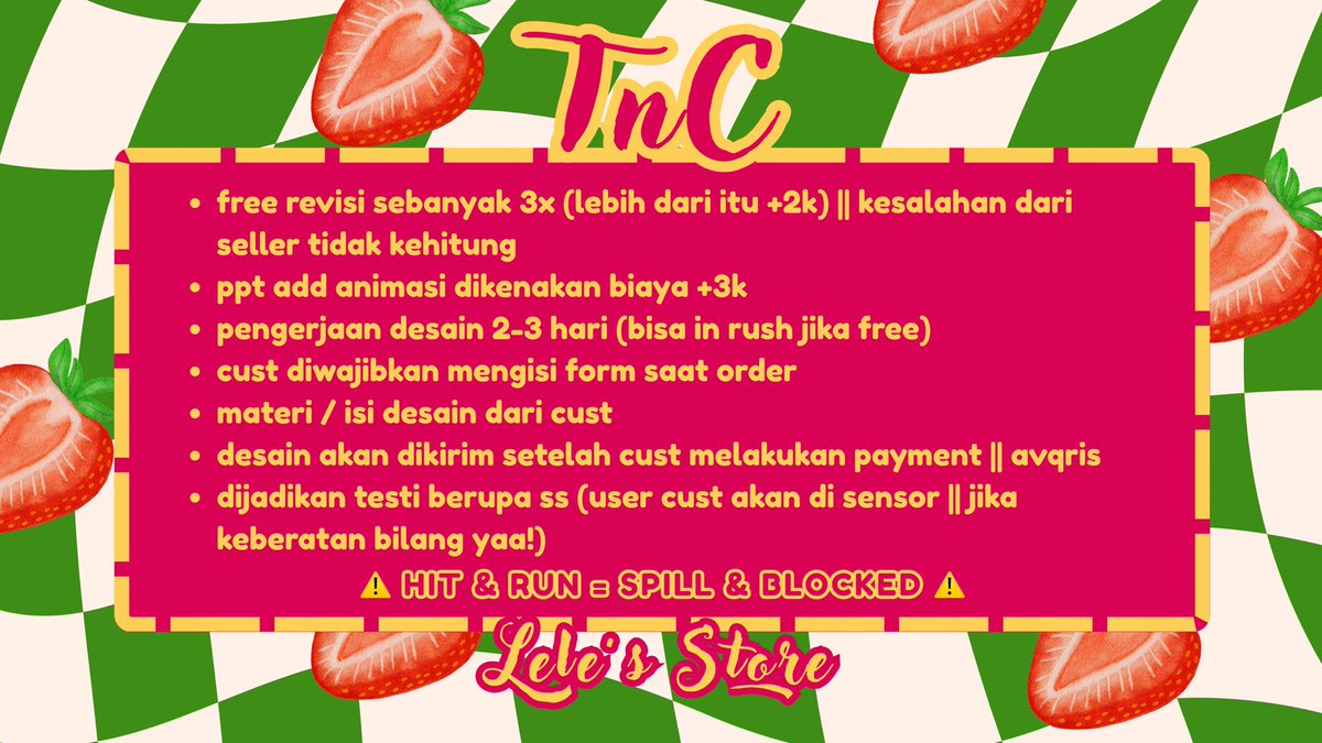 lee🍓༄ ‧₊˚ ! jasa desain tweet media