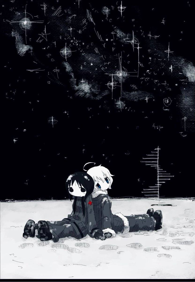Not_Fritz_'s tweet photo. That’s it this is end, nothing left but just you and your friend enjoying it while you still can 

(I can’t find the original artist to credit them) https://t.co/XXuzzGgXCa