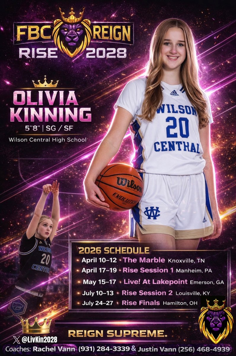 LivKin2028's tweet photo. Excited to get this season started! We’ve been working really hard and I can’t wait to be on the floor with my amazing teammates competing! 1st stop Knoxville, TN! @2028Fbcreign @rfvann24 @CoachVann35 @PGHTennessee  @JrAllStarBB @ladywildcat_wbb https://t.co/0G5cwGYuZh