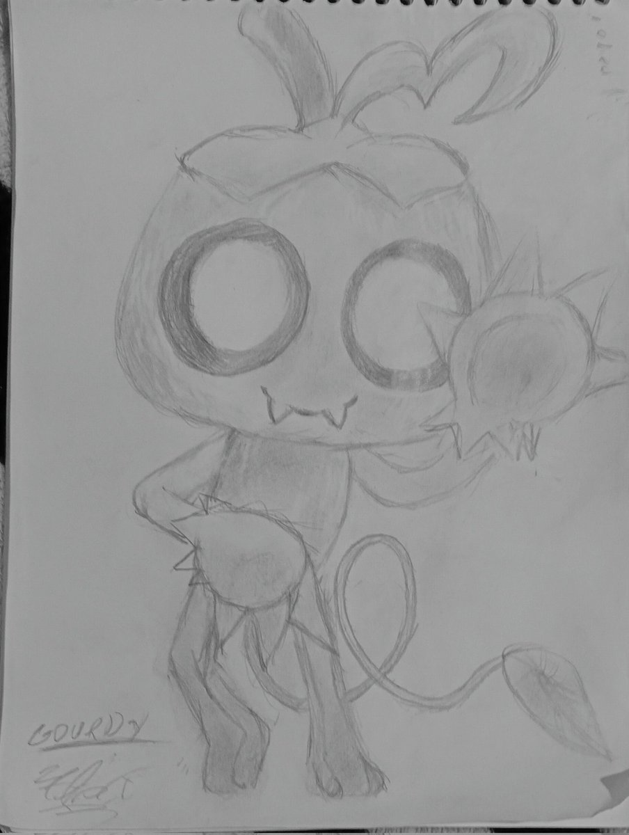 foreverliminal_'s tweet photo. goat gourdy #fanart #dandysworld #gourdy https://t.co/LSUMziHUkA