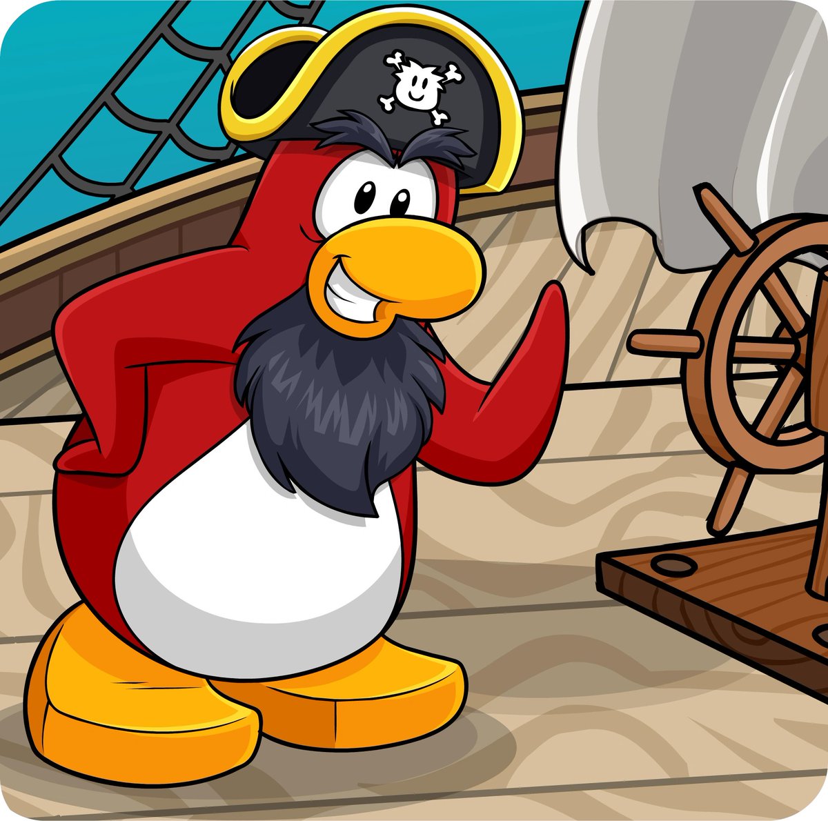 Captain Rockhopper is visiting the island in 15 minutes!

Surely nothing will go wrong during this visit... right?