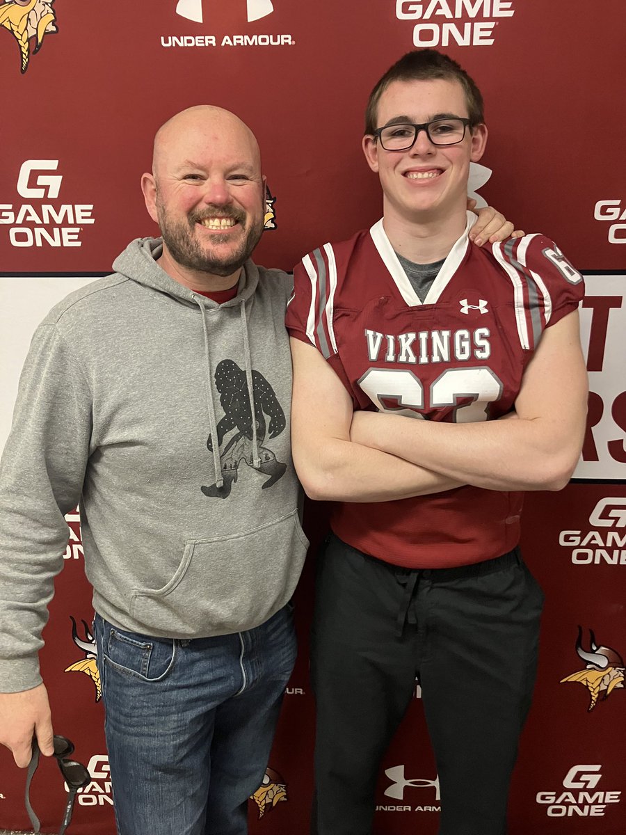MMcLain63's tweet photo. Thank you to the coaches at Valley City State University for the great visit today! @GreggHorner @VCSU_CoachMac @CoachBeierle @VCSU_Football https://t.co/TCI7GI2GYy