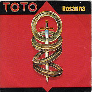 landofthe80s's tweet photo. Toto released their hit single "Rosanna" today back in 1982. The single from the album Toto IV peaked at #2 on the Billboard charts. #80s https://t.co/Kdqw1uRNHl