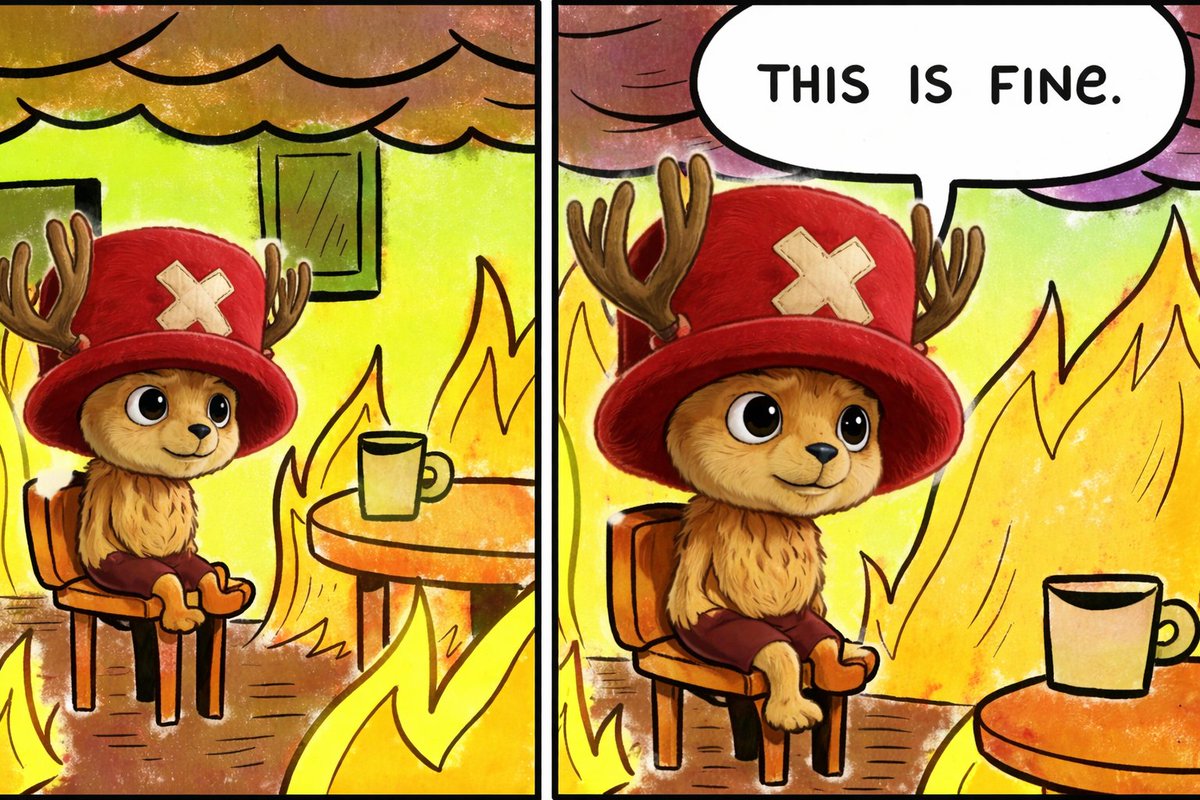 dogextag's tweet photo. You understand what happens, when you lie on your side for a long time? 🦌🎩

$CHOPPER 🚀 

#TonyTonyChopper #OnePiece #OnePieceAnime #HODL #IYKYK https://t.co/s2iCkGADvt