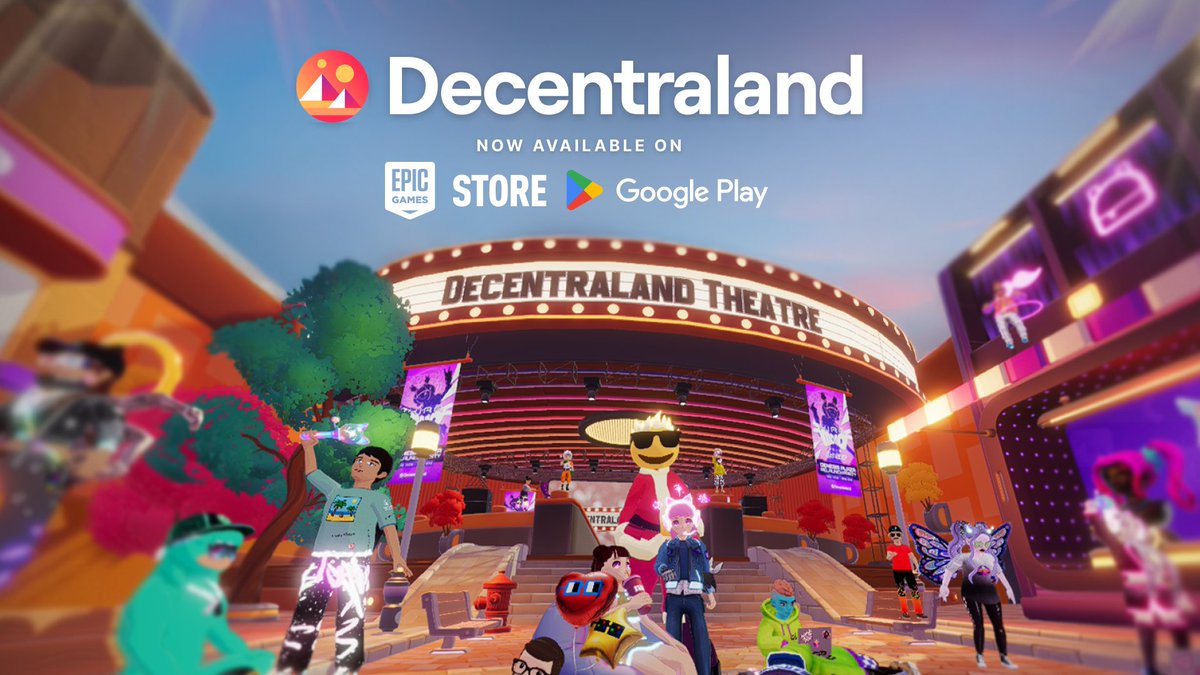 Decentraland tweet media
