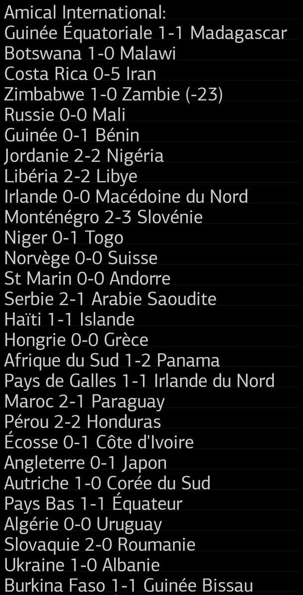 TrisInfoFoot's tweet photo. Les résultats foot d'hier, Mardi 31 mars: #CAMCHI #NORSUI #ALGURU #BOSITA #SUEPOL #TCHDAN #KOSTUR #ANGJAP #PBSEQU #ECOCIV #RDCJAM https://t.co/Jr2BBFJ0t1