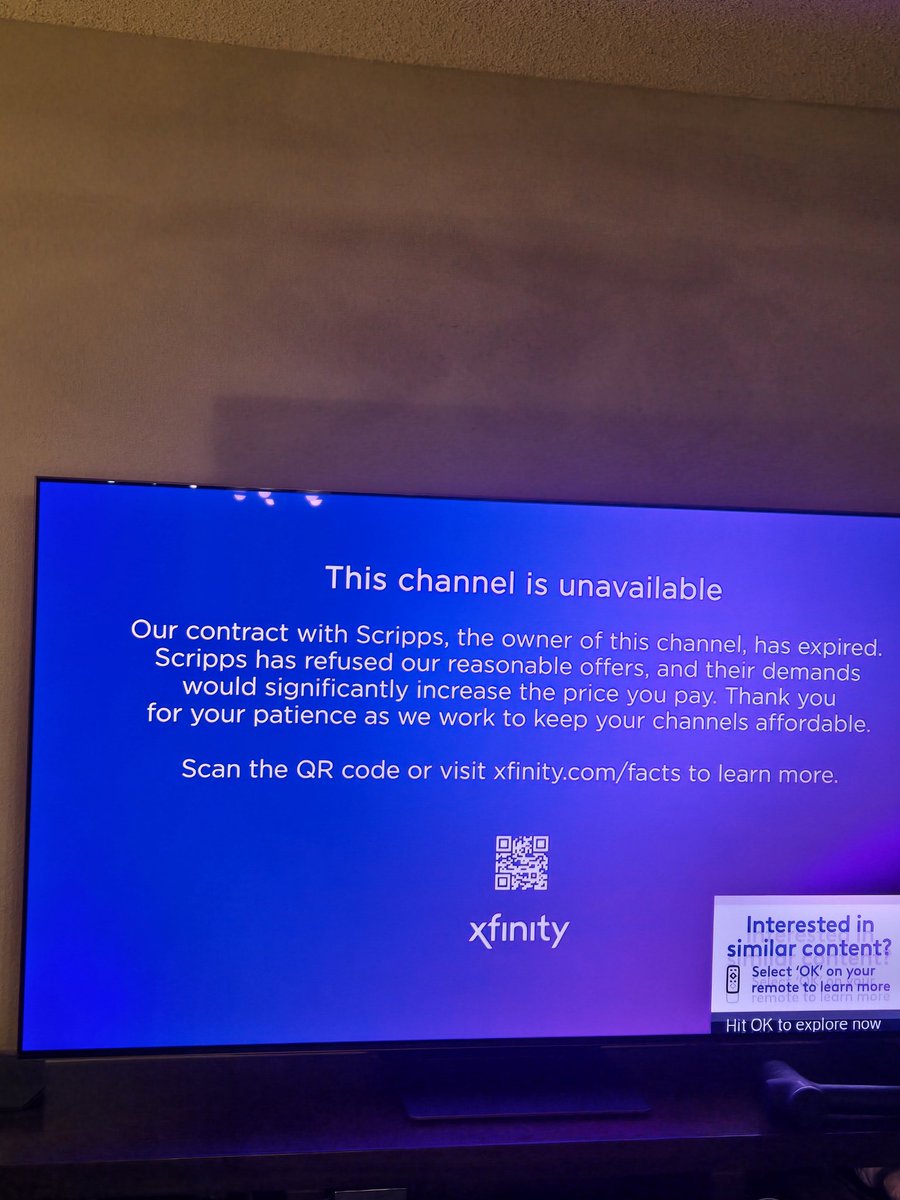 BobPace1's tweet photo. @DenverChannel @scrippsnews @Xfinity  so no ads Hulu @ $18.99 a month or what?!? https://t.co/xJ2vtMnzgC