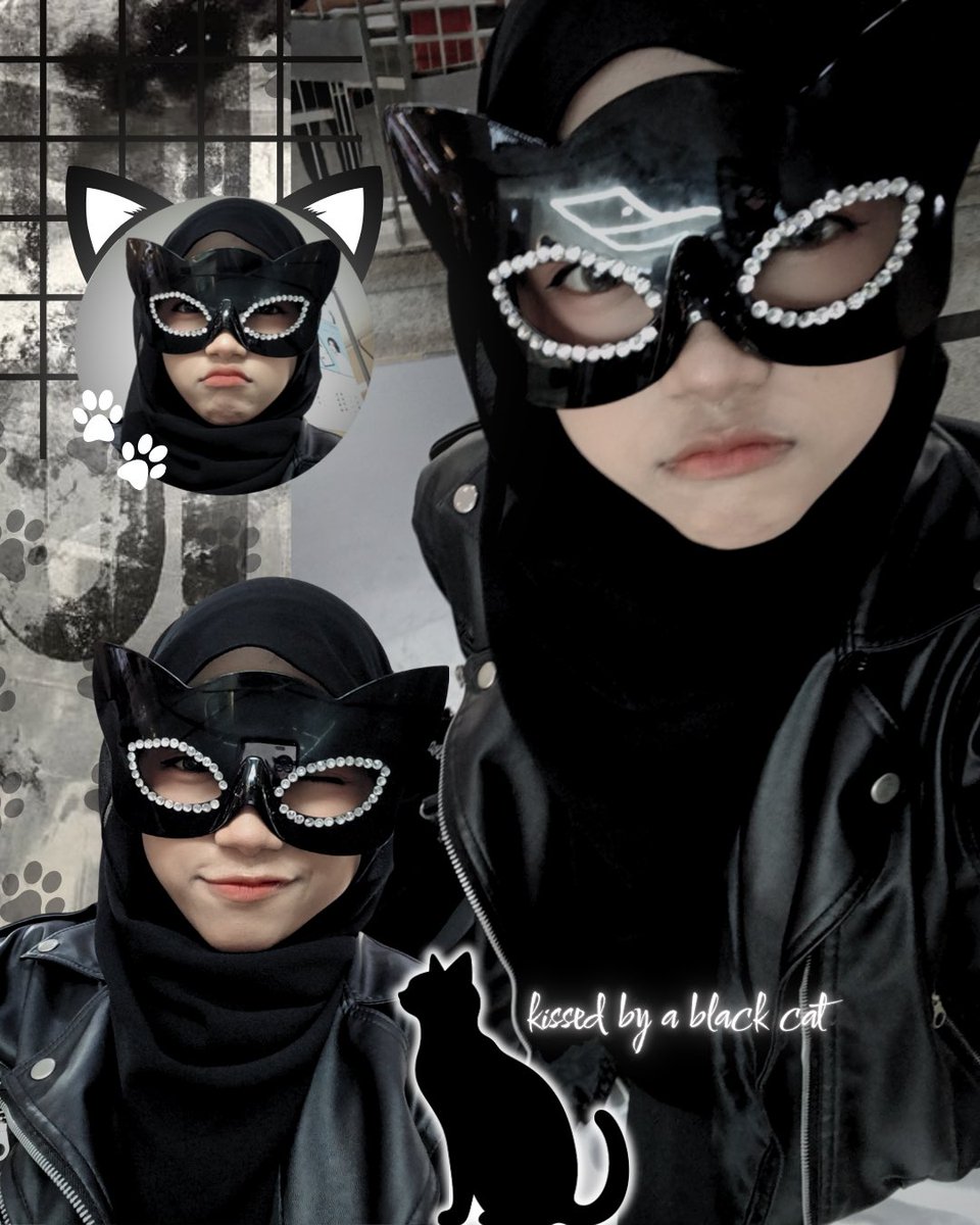shakunako's tweet image. [🐈‍⬛] — black cat couple. I meow you &amp;lt;3

#ODSD #ONEDOORSelcaDay #BOYNEXTDOOR #TAESAN #보이넥스트도어 #태산