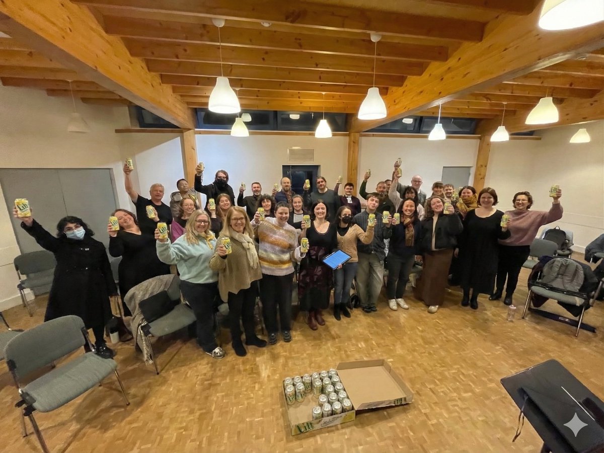 CuoreChoir's tweet photo. Cuore’s new commission from Anne-Marie O’Farrell is so refreshing, there’s one for everyone in the audience! 
To celebrate the world premiere of Anne-Marie O’Farrell’s ‘A Can of Lilt’ at our upcoming concert, we’re giving every audience member a complimentary can of Lilt! https://t.co/vUSZTAToWw