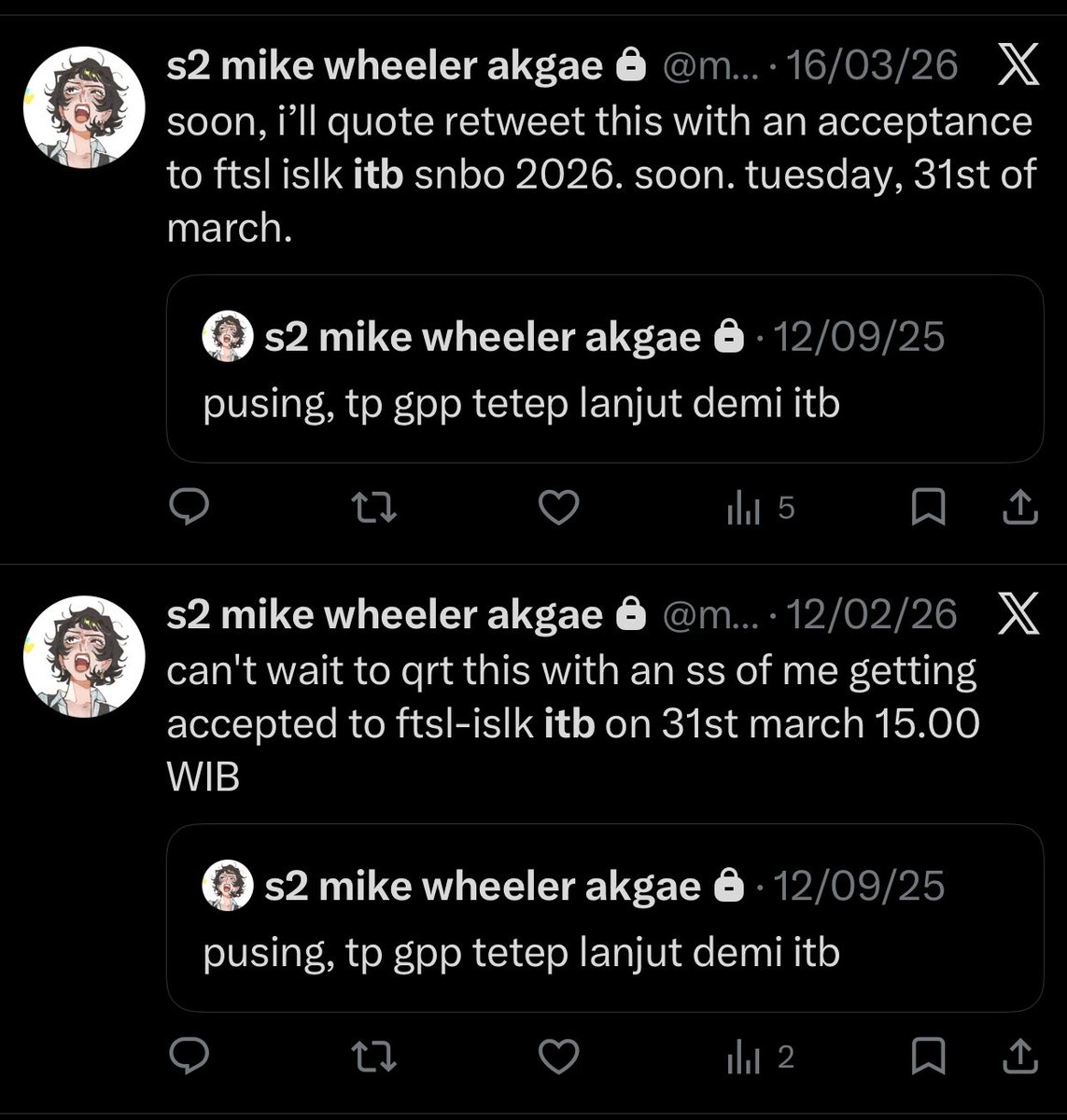 nab udah di ftsl-islk itb tweet media