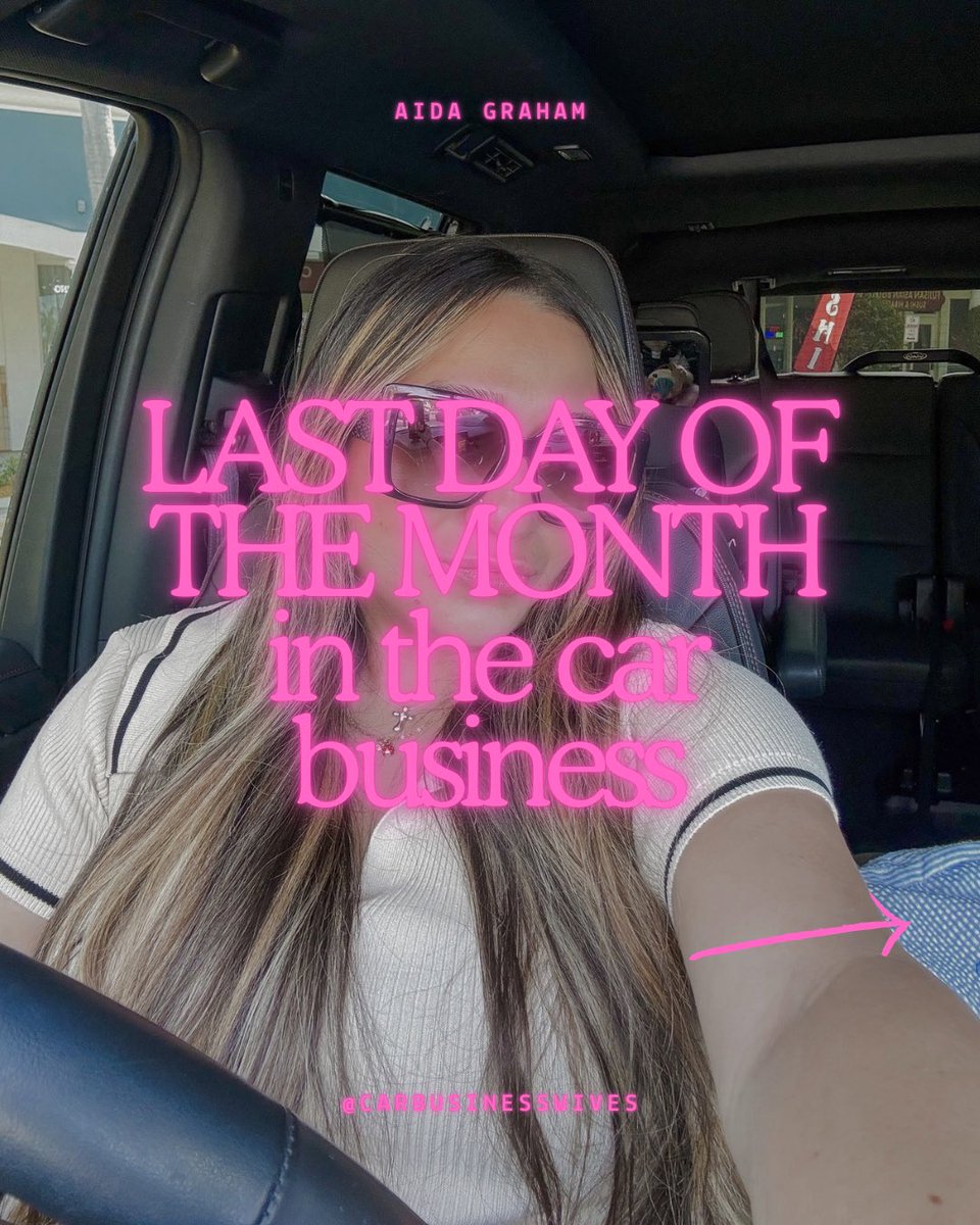 CarBizWives's tweet image. It’s the last day of the month in the car business.

Phones ringing.
Deals trying to close.
Everyone chasing the board.

And the wives are at home praying the numbers land.

#CarBusinessWives #CarBusiness #MonthEnd #DealershipLife