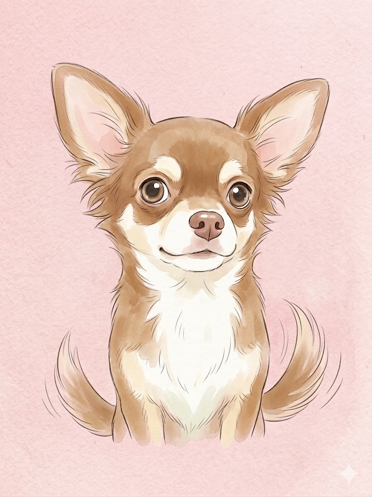 _chie_design's tweet photo. ミヤマさんのプロンプトで
愛犬の水彩イラスト出来ました…🐶🌸
ありがとうございます！
イラストも生成する時代、すごい！ https://t.co/Y08gegXFPs