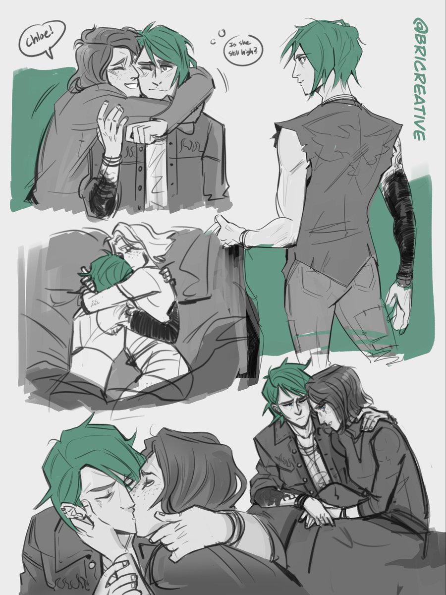 Quick #pricefield doodles in between comms. I have my opinions™️ about LIS: Reunion but at least we get to explore more themes/ ideas with these two 🌀