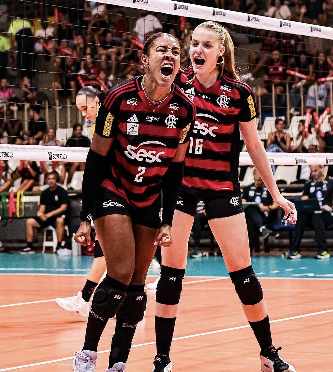Portal Sesc-Flamengo 🏐❤🖤 tweet media