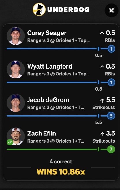 mrnodeposit's tweet photo. π₯ @Furnacepicks JUST COOKED AGAIN π₯
4/4 SWEEP π§Ή
+10.86x CASHED π°
β
Corey Seager RBI
β
Wyatt Langford RBI
β
Jacob deGrom Ks
β
Zach Eflin Ks
No guessing.
No vibes.
Just DATA. π
If youβre not using the sheet
youβre already behind.
#FurnacePicks #MLBProps #SportsBetting https://t.co/RutHgb9tvH