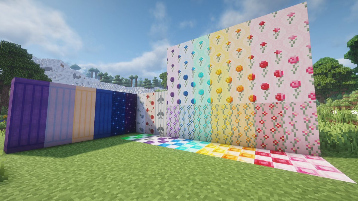 laikaslullaby's tweet image. A recent mod project @1ndieblue and I are doing for a server we're on!! Featuring a bunch of custom wallpapers, woods, and planks!!

#blockbench #mod