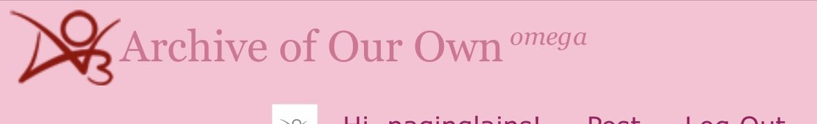 inkystarz_'s tweet photo. is no one going to bring up the fact that ao3 is a fucking omega now https://t.co/ZBmdhBtJLN