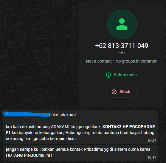 Vinnie1303's tweet photo. @strowbewychiz @bismillahyuk_ samaa, ini dc adakami udah mulai teror mau ngontak diluar kondar nih, tapi kalo kaya gini mending bayar yang lain dulu aja ah, males juga https://t.co/ilfrGgFcE8