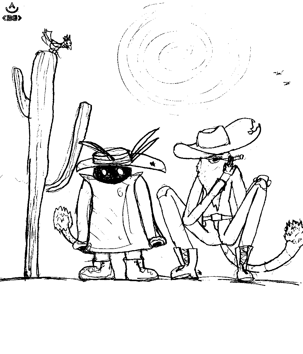 <"Collection O' Cats" and "Malpais Mousers" - Some doodles and sketches for today>