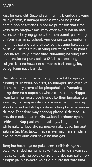 AlterOfan83223's tweet image. Bartending Prof na Mahilig sa Malaking Pwet ang Unang Nakapasok sa Game nyang Working Student

Pages 1-2
Sender: Zac

#ConfessionOfanAlter876
#Teacher