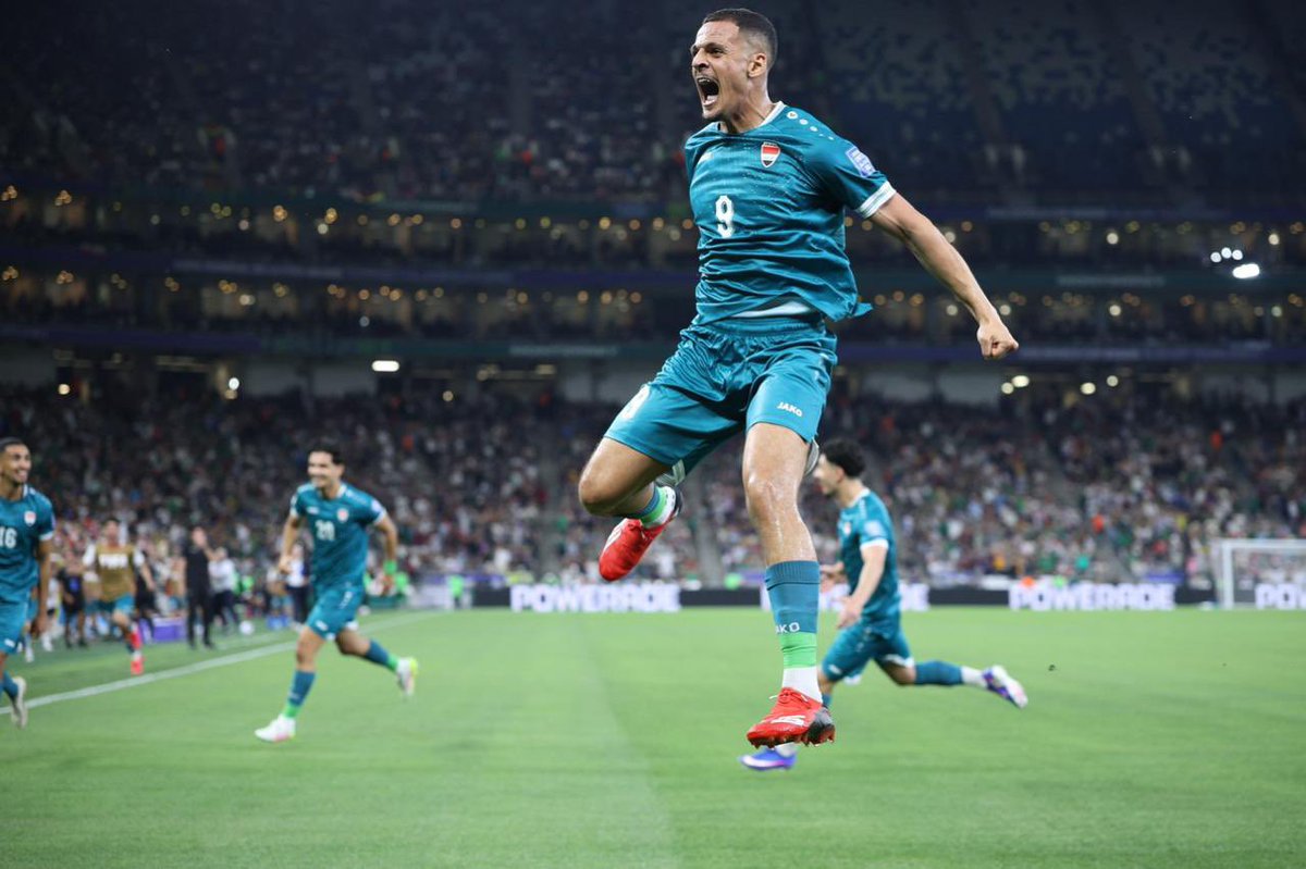 مبرووووووك للمنتخب العراقي ولأصدقائي العراقيين 🤍🇮🇶