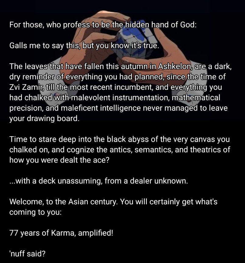 O Ye, of misguided faith:

The "hidden hand of God" had led u from the promised land, to a hopeless abyss.

Repent, and ye shall be saved.

'nuff said!
