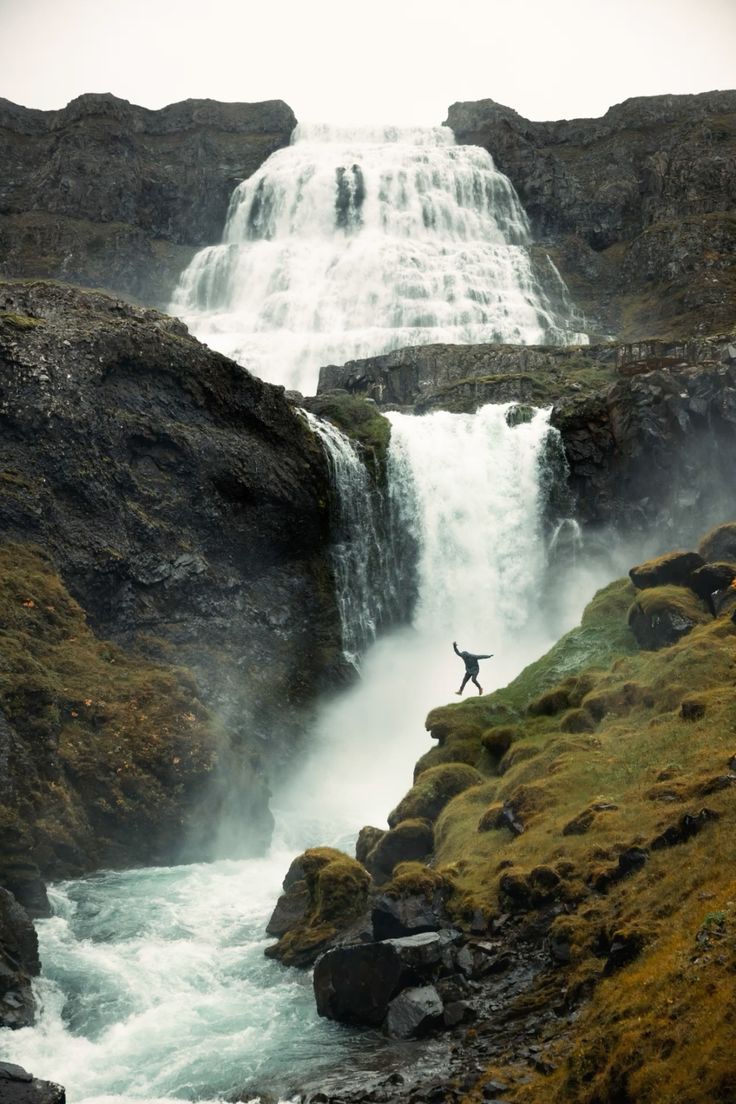 Dynjandi waterfall Iceland