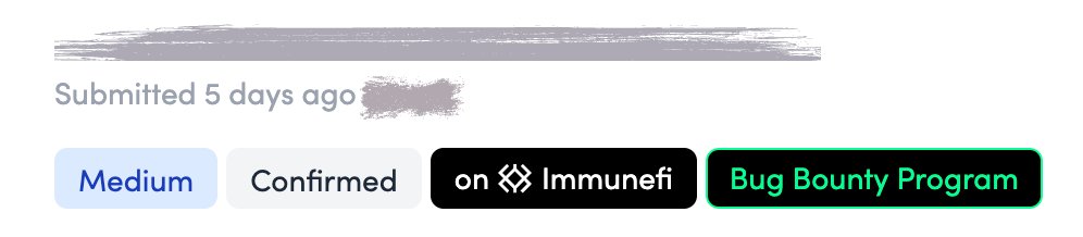 Defi_Nerd_sec's tweet photo. 😃Just got a bug confirmed on @immunefi that we found using our client auditor skill. https://t.co/WD08QfPt0N