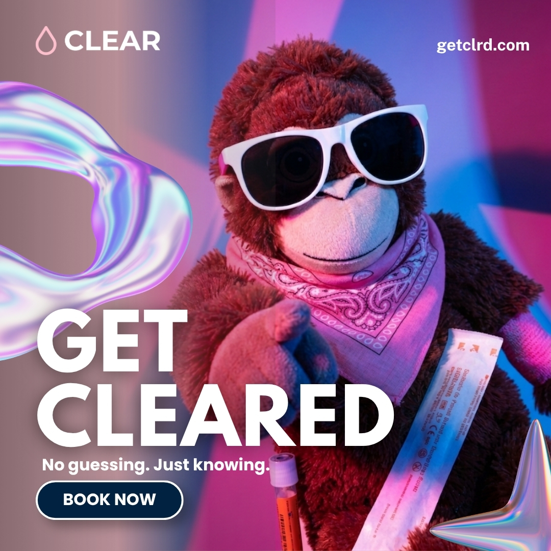 get_clrd's tweet image. Last call 🖤
End the month like you mean it.

No guessing.
No maybes.
Just CLEAR answers 🧪

👉 Book now: app.getclrdv.com

#GETCLRD #KnowFirst #StayCLEAR 🔥