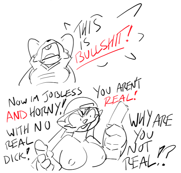 I know the drawpile isn't out yet, but since it's been such an art drought I might as well share it a bit early... just for you :D

The (very brief) Ember Employment Saga