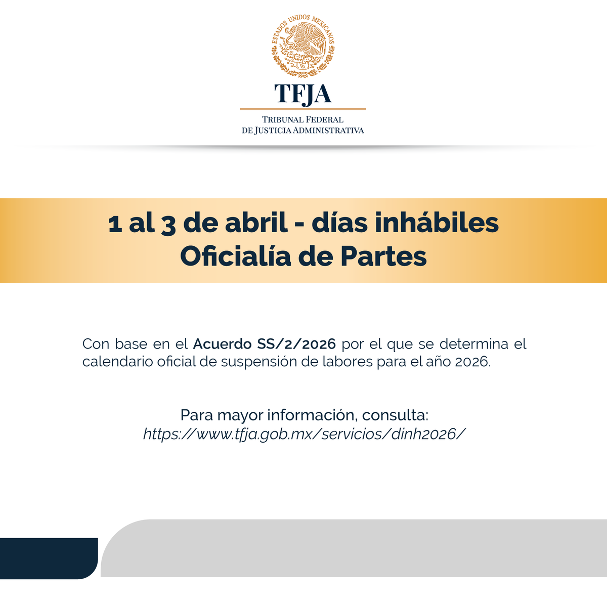 Tribunal Federal de Justicia Administrativa tweet media