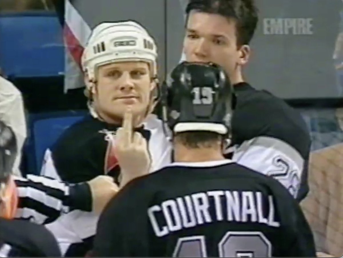 SabresClassics's tweet image. On April 1, 1998, the #Sabres defeated the #Kings 4-0 and there were plenty of fights as well.  #Sabrehood #GoKingsGo