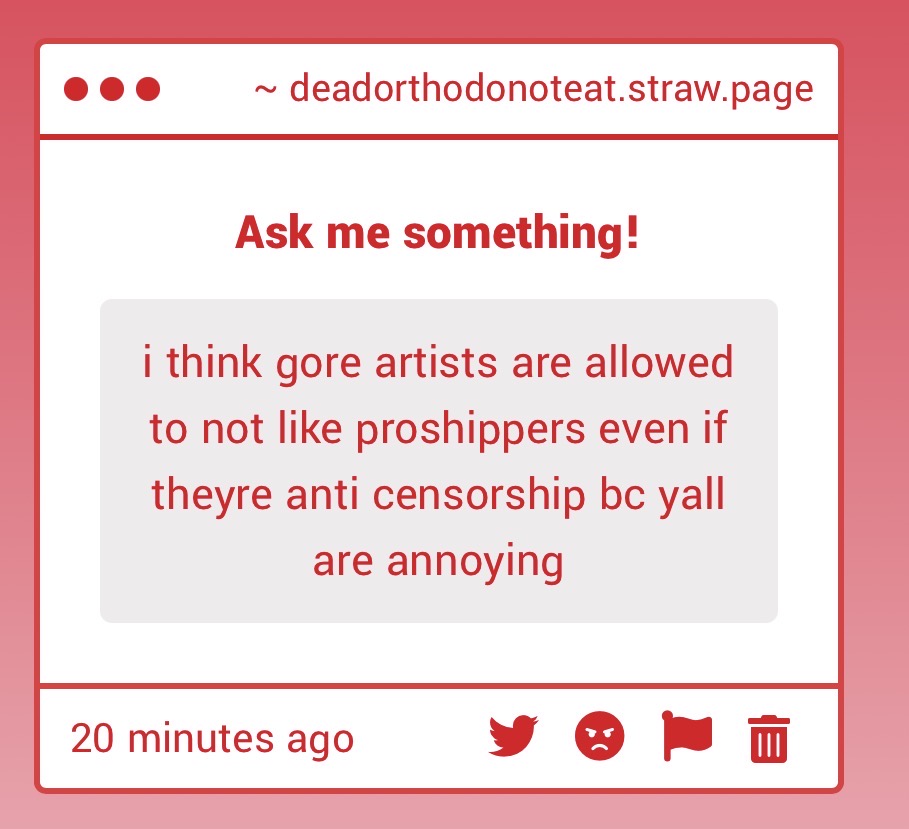 DEAD ORTHO DO NOT EAT. tweet media