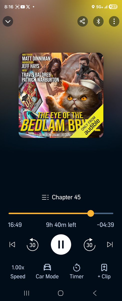 ThomasBriscoJr's tweet photo. @BrockBaker i was listening to this book and I could have swore you were in it. I had to google, it turns out you're not. https://t.co/m0mGJeLgnu