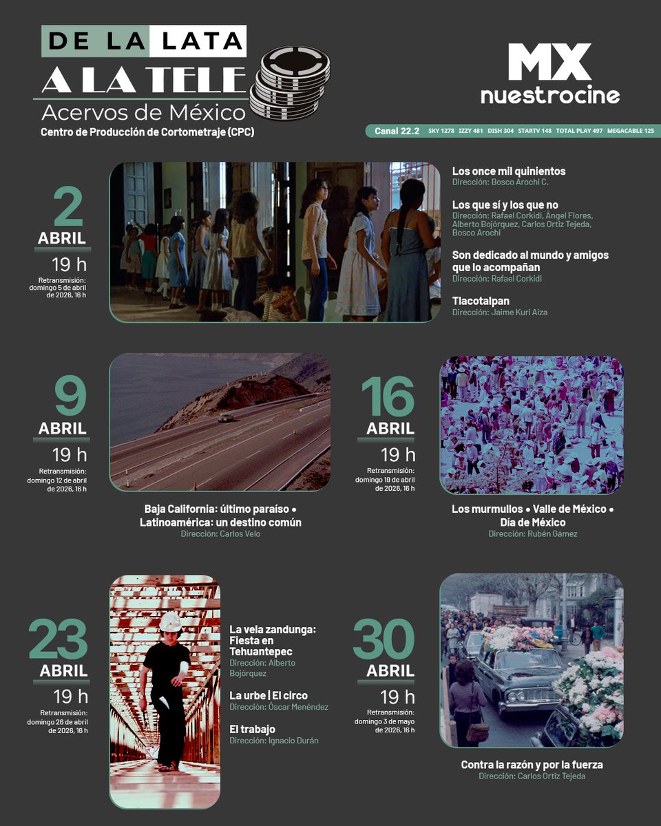 Canal MX Nuestro Cine tweet media