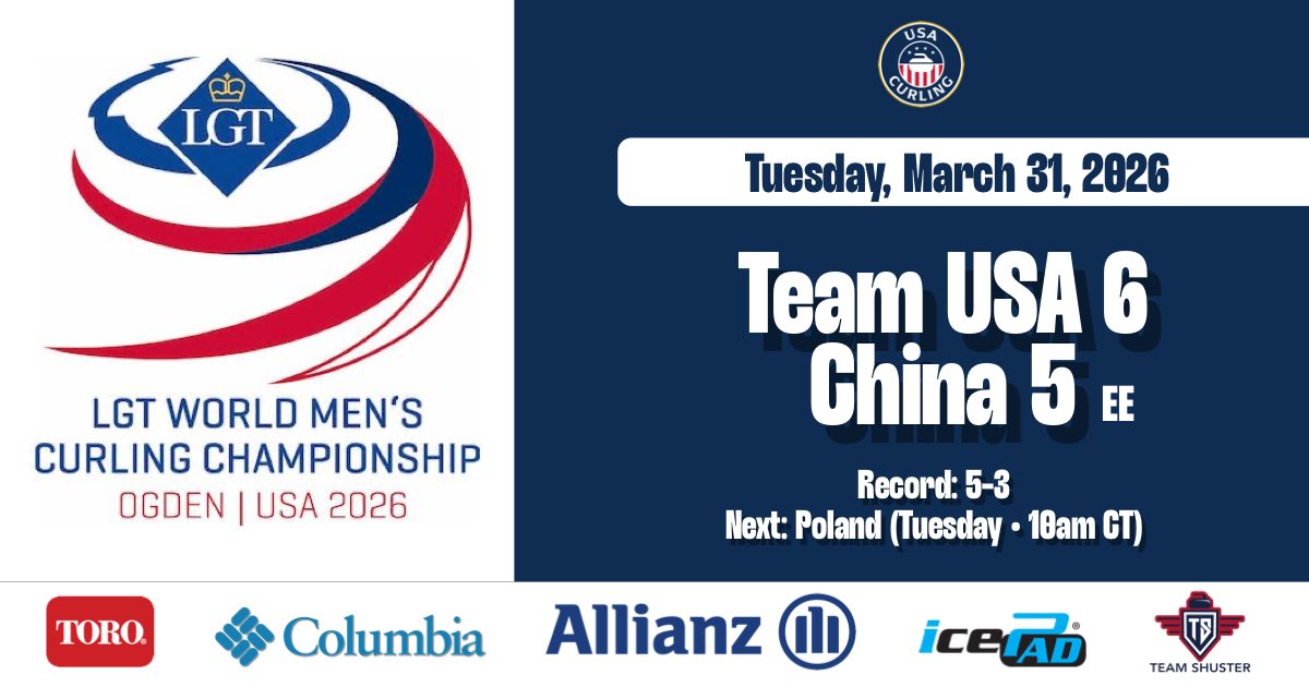 TeamShuster's tweet image. Another key win this afternoon, capping a 2-0 day for us at Worlds! Let’s go!!!

Next up is Poland tomorrow at 10:00 am (CT)!

#AllianzLife | #WMCC2026 | #TeamUSA