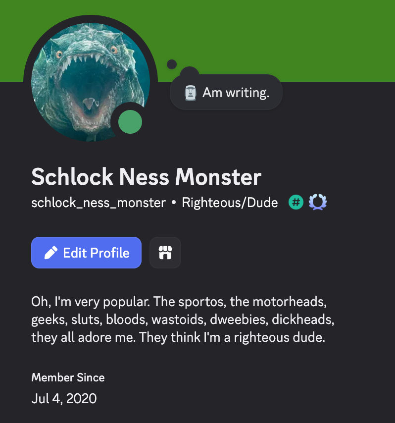 Dr. Schlock Ness Monster, PhD tweet media
