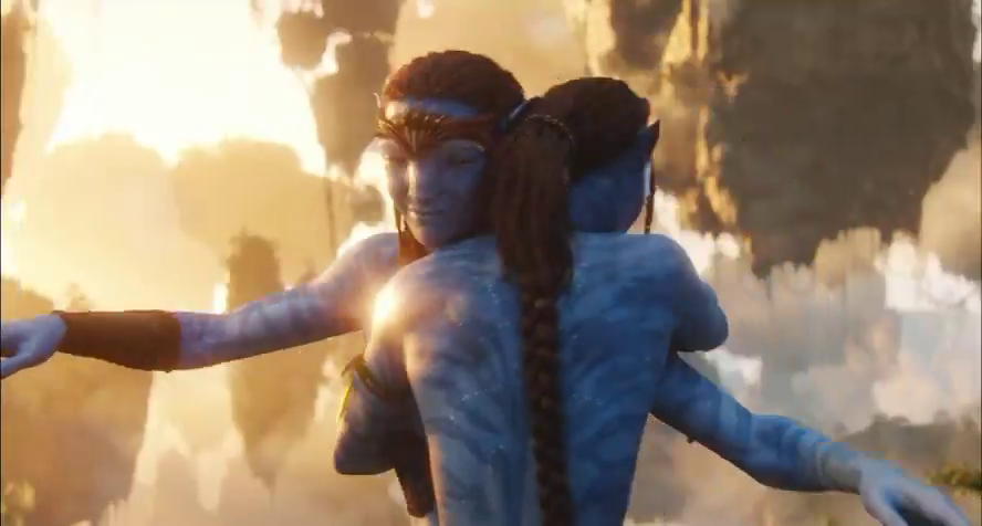 loreyamur's tweet photo. neteyam so weirded out when lo'ak - who is not much of a hugger or physical touch enthusiast - hugs him so strongly, and out of nowhere. i'm so sure lo'ak was so grateful for knowing his brother doesn't blame him https://t.co/TblhMZrzOs