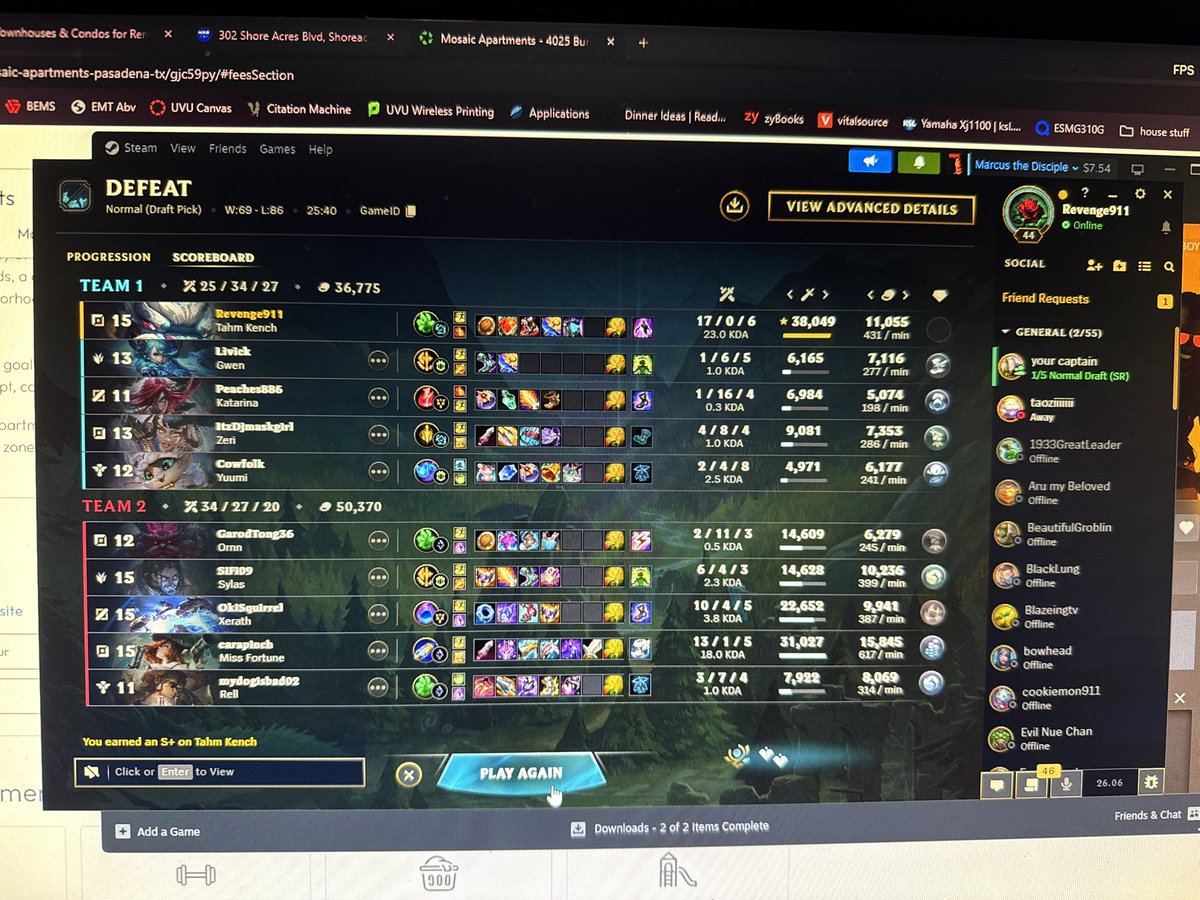 techie_god4579's tweet photo. @Fat_Electrician none of my friends play league and I need someone to feel this pain with me https://t.co/motPHIYzbn
