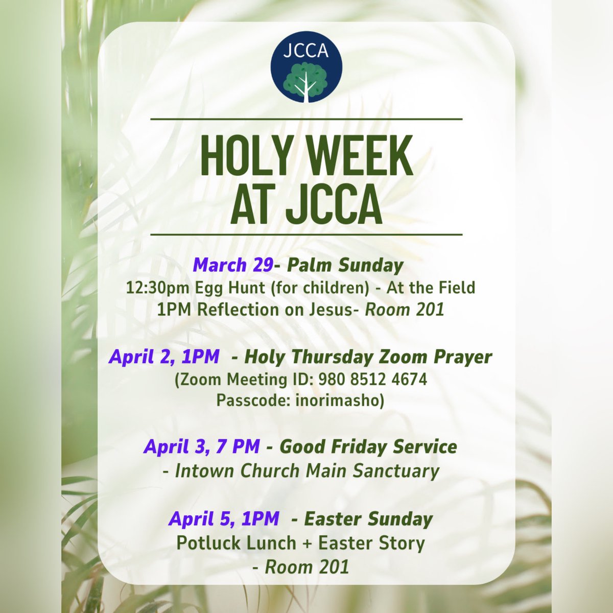 jccatlanta church tweet media