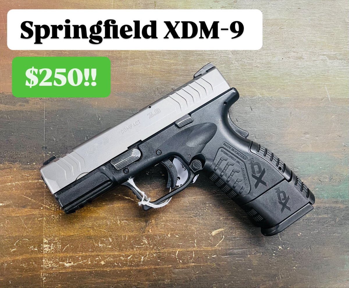 NukeTownShop's tweet image. Got a used Springfield XDM-9 Compact.

#TiftonGA #OcillaGA #ValdostaGA