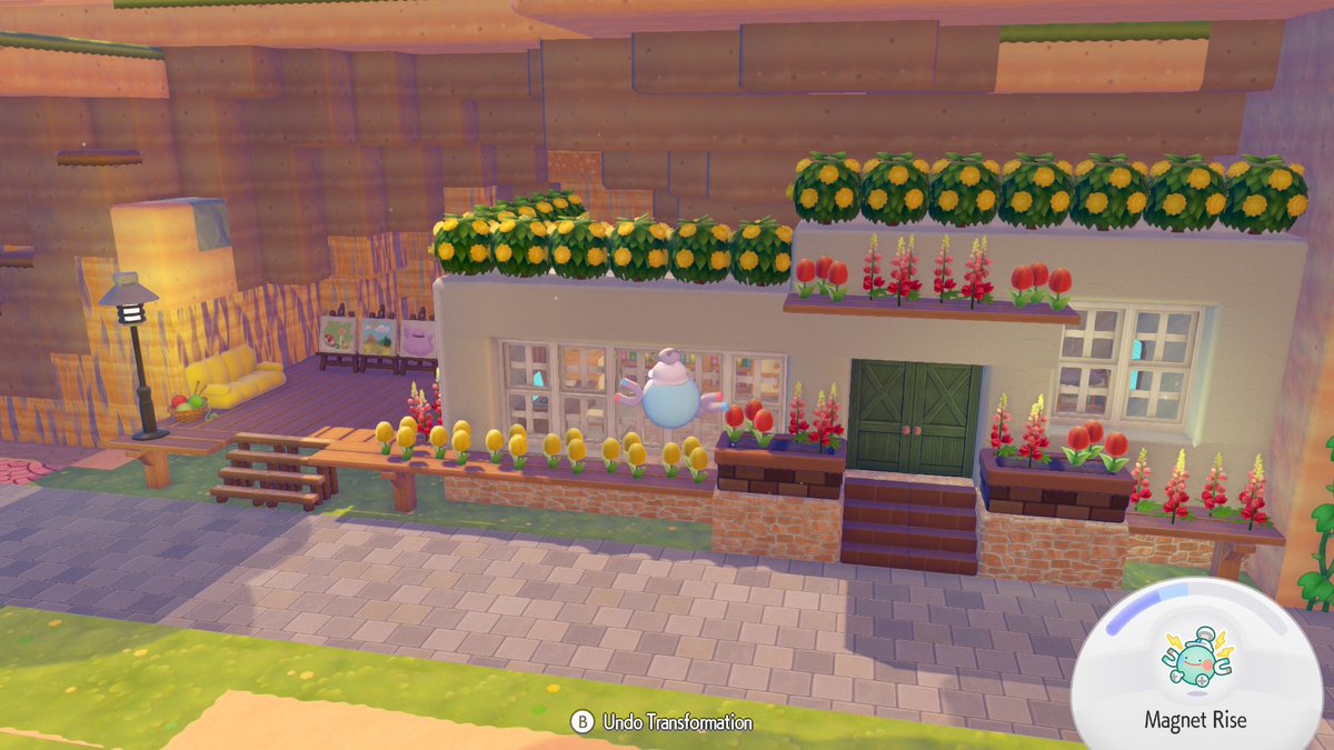 heademptyyy's tweet photo. Ok i stopped being intimidated by the big amazing mindblowing pokopia builds and have been doing little builds to make my town. I luv it here! https://t.co/4LDGL4cJeD