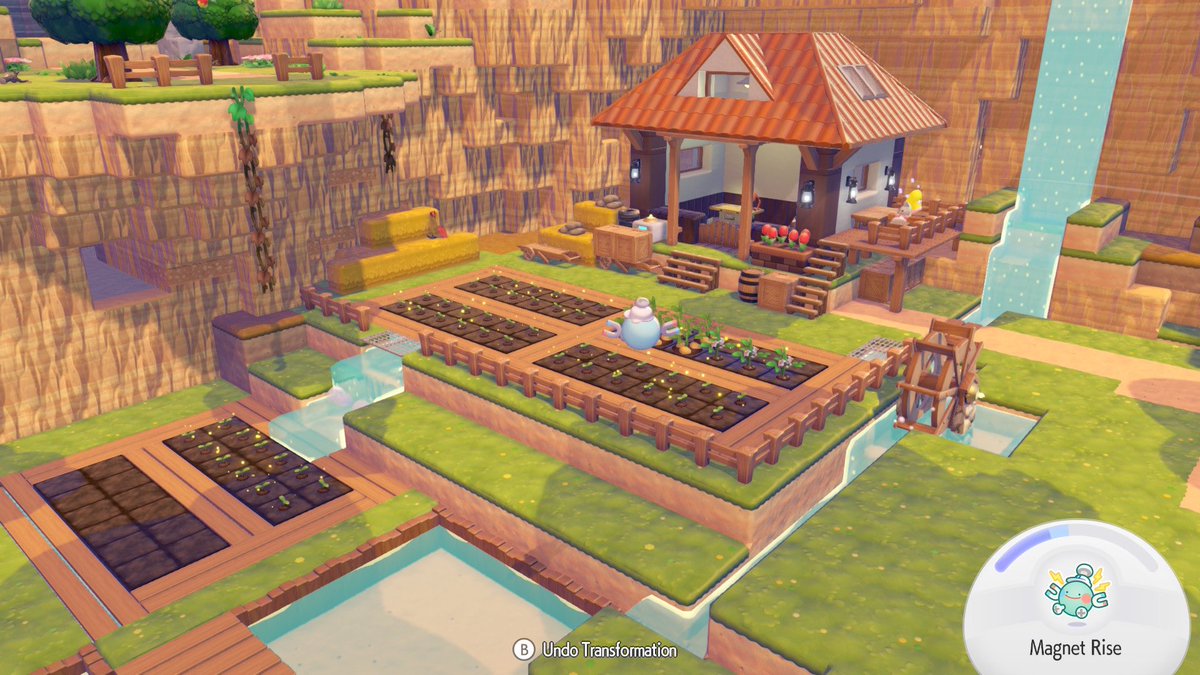 heademptyyy's tweet photo. Ok i stopped being intimidated by the big amazing mindblowing pokopia builds and have been doing little builds to make my town. I luv it here! https://t.co/4LDGL4cJeD