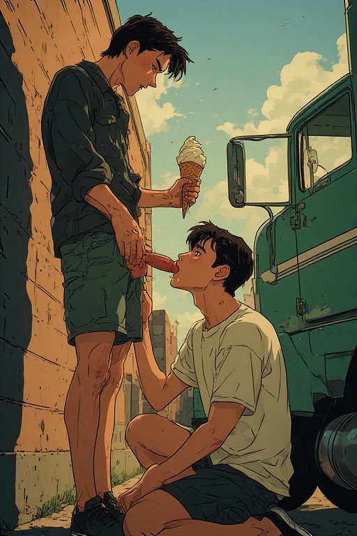 crazymanme1's tweet photo. Ayudante de camionero #gay #gayanimation #trucker https://t.co/Z2LcYiY94S